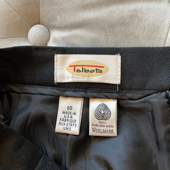 Talbots Wool 2 Pockets Knee Length 10 - Picture 3 of 4